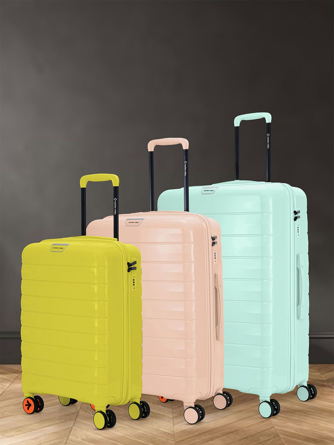 Nasher Miles Vienna Set Of 3 Hard-Sided Polypropylene Check-in Trolley Bag-picture-38