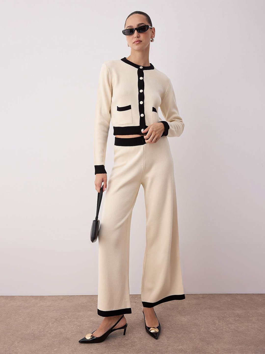 Trendyol Round Neck Long Sleeves Shirt With Trouser-picture-33