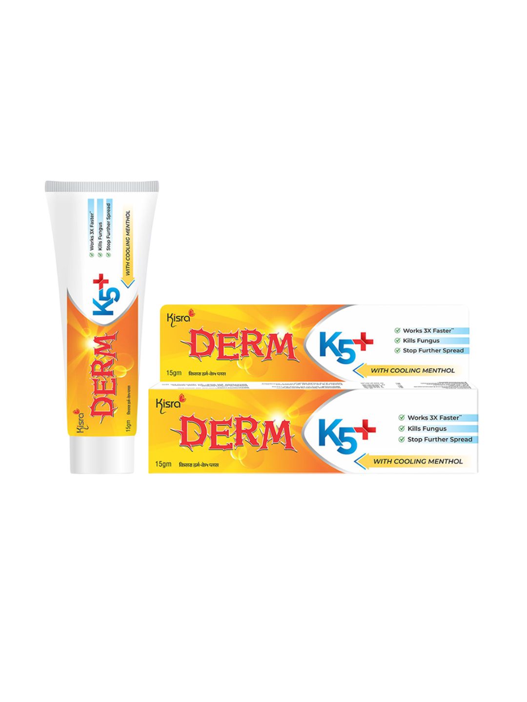 KISRA Set Of 4 Derm K5+ Cream For Itching & Fungal Infection - 15 g Each-image-40