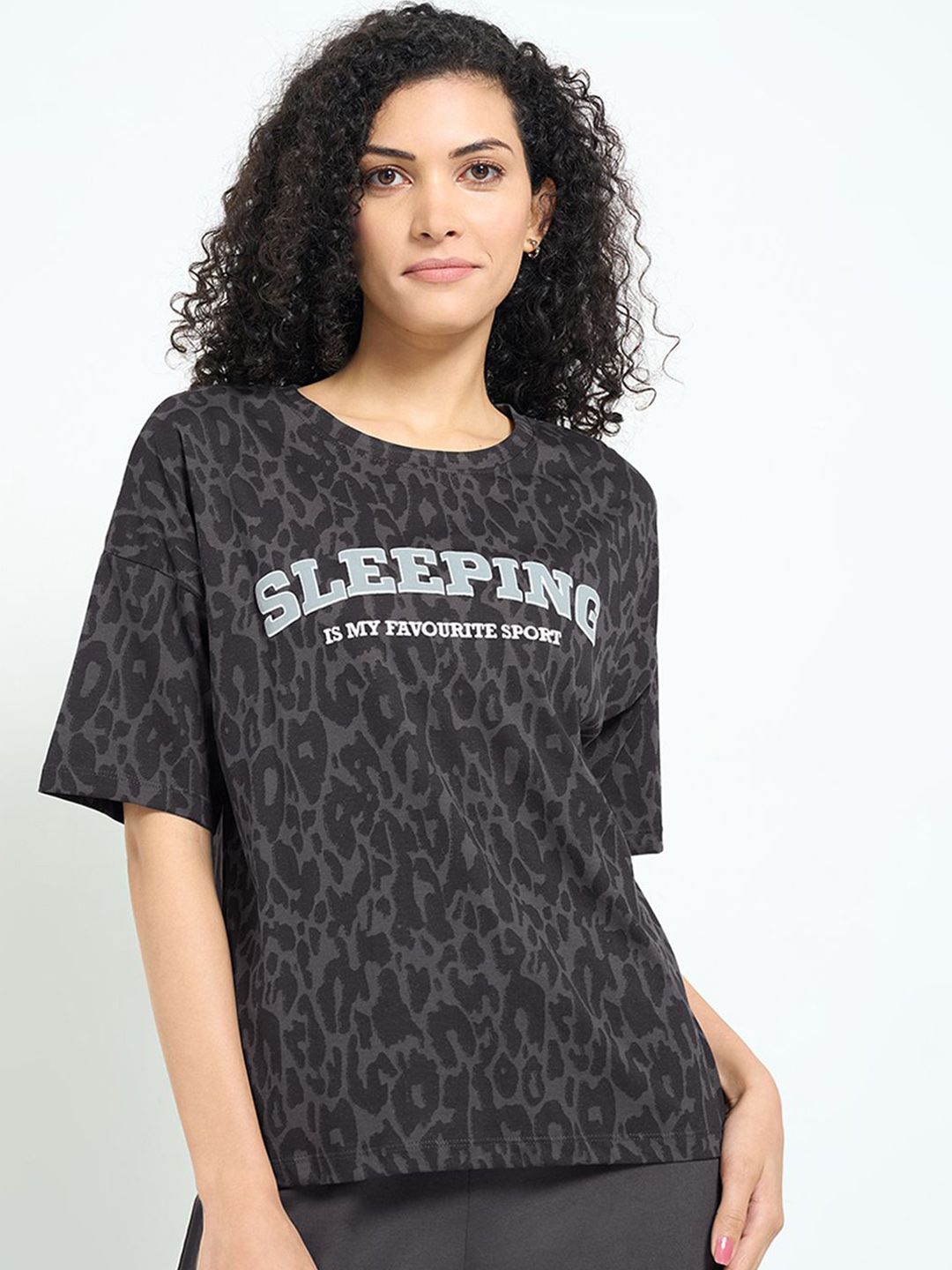 Dreamz by Pantaloons Printed Pure Cotton Lounge T-Shirt-picture-34
