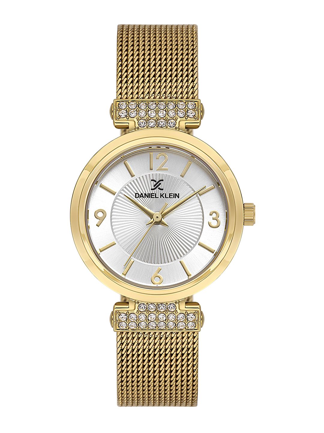 Daniel Klein Women Embellished Dial & Bracelet Style Straps Analogue Automatic Watch DK.1.13966-3_N-picture-15