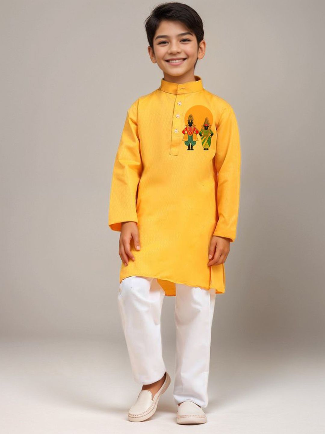 DEVOILER Boys Ethnic Motifs Printed Kurta-picture-36