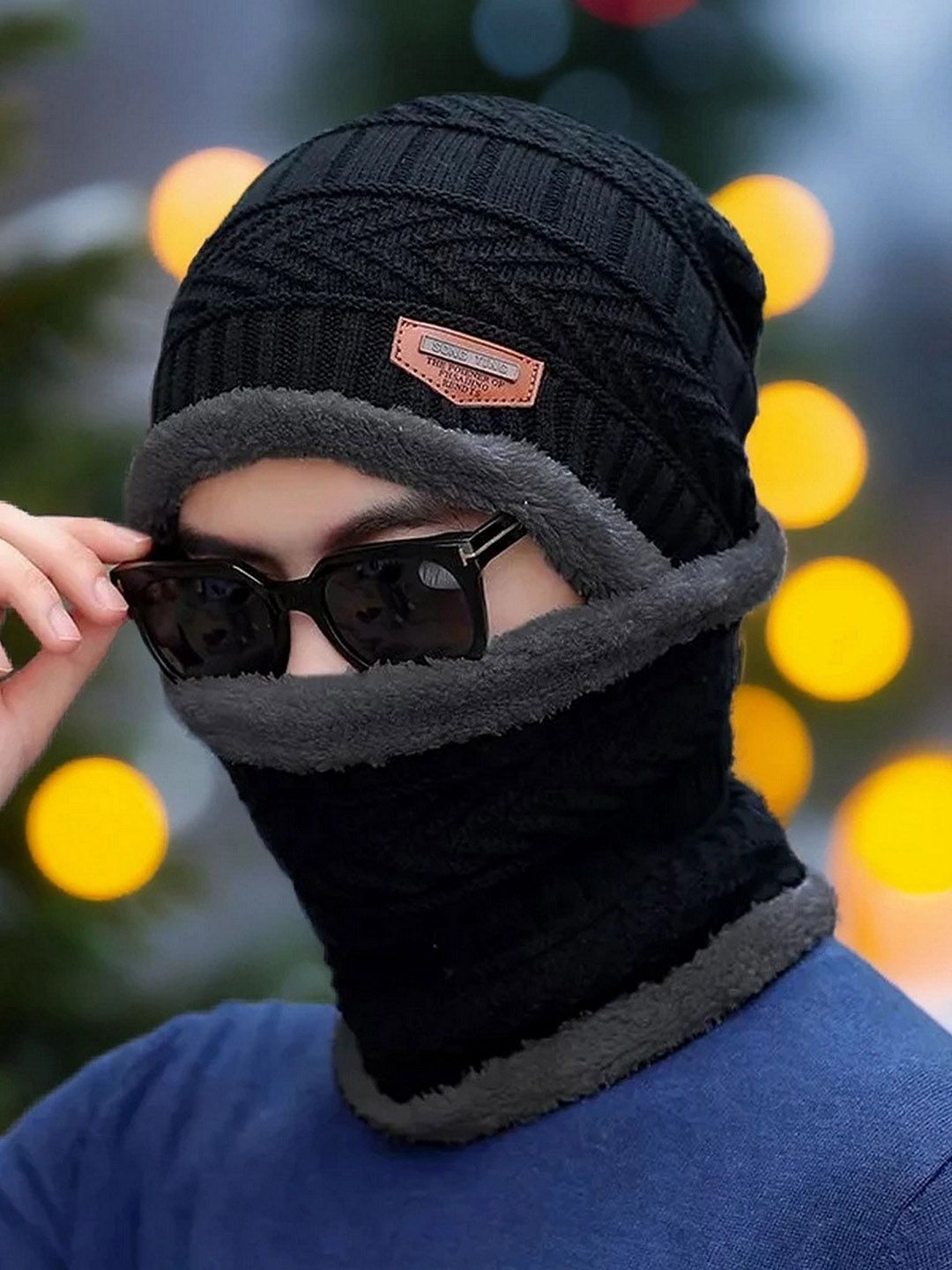 Infispace Unisex Self Design Woollen Beanie-picture-18
