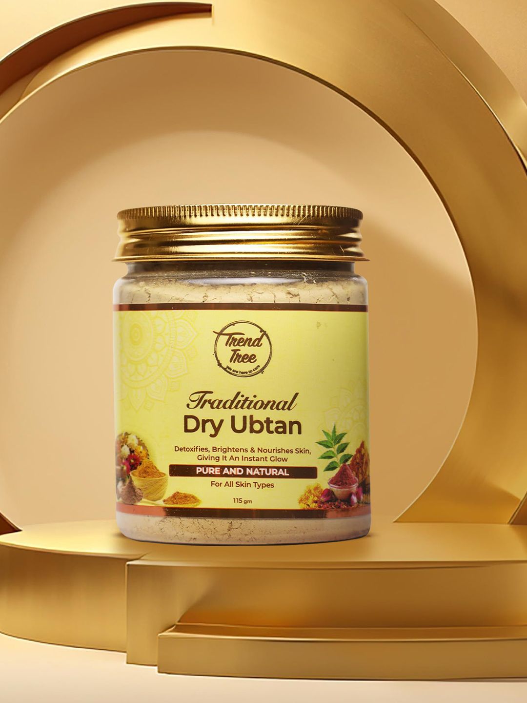 TRENDTREE Traditional Dry Ubtan Face Pack With Aloe Vera - 115 g-image-40