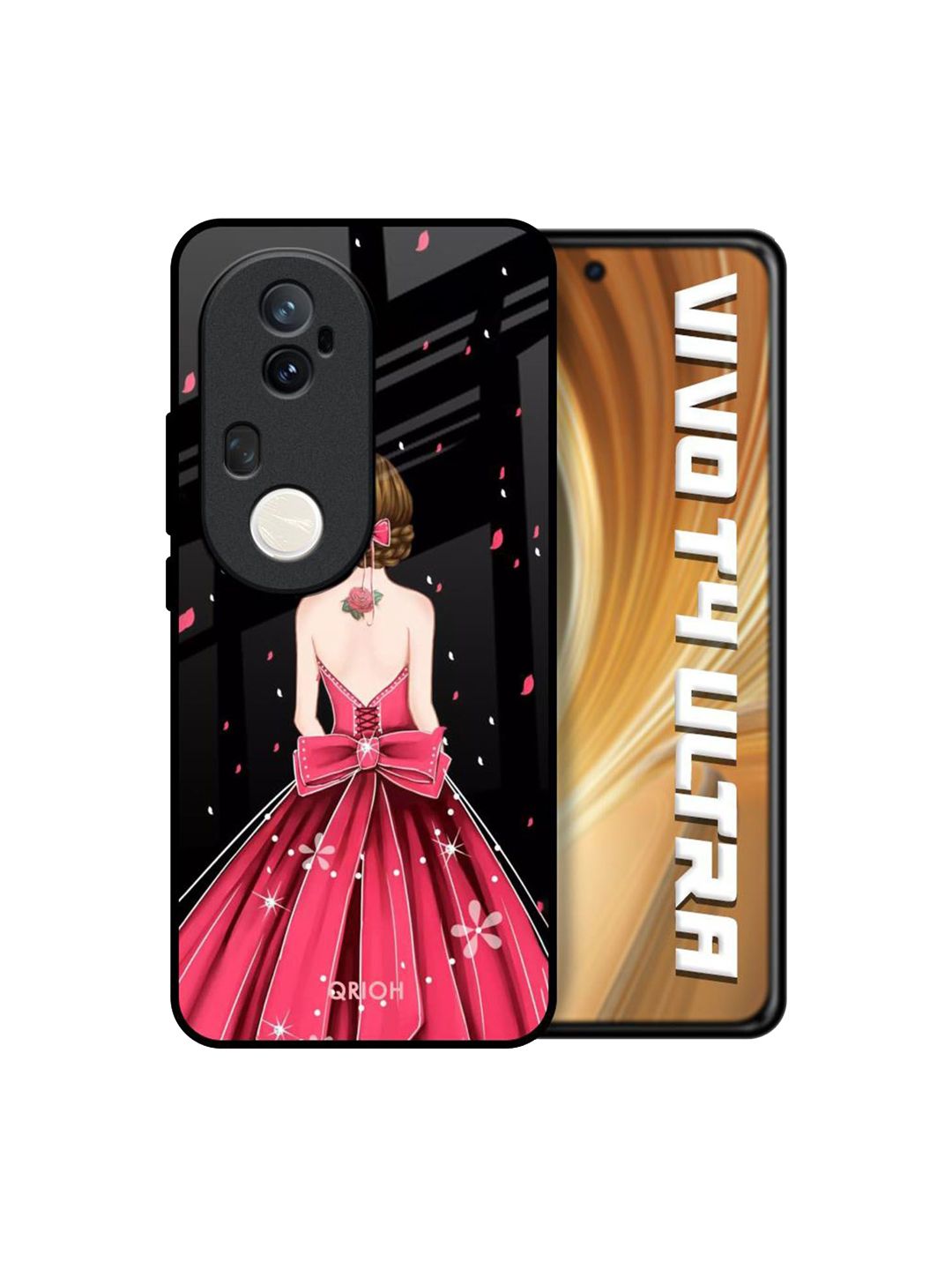 QRIOH Women Quirky Printed Vivo T4 Ultra 5G Silicone Back Case-picture-31