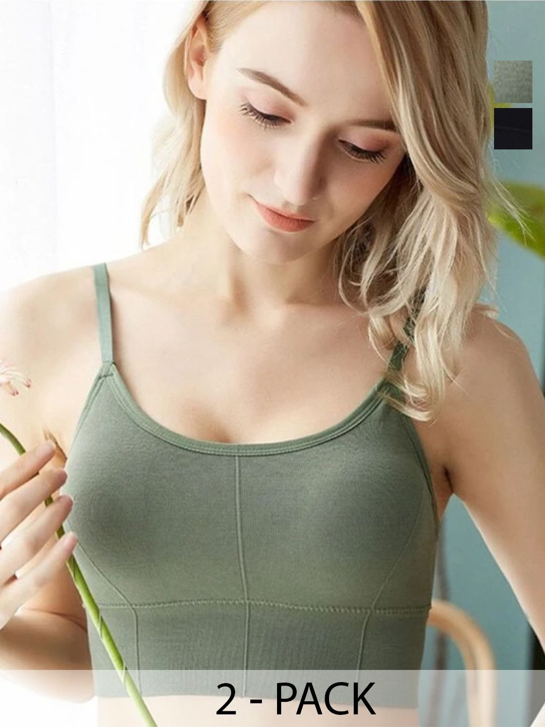 BAZKU Pack Of 2 Full Coverage Lightly Padded Bras-picture-54