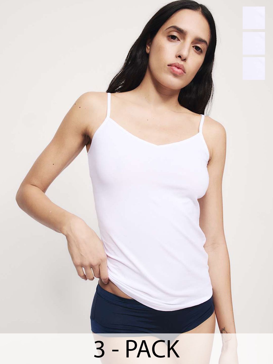 Marks & Spencer Pack Of 3 Strappy Camisoles-picture-31