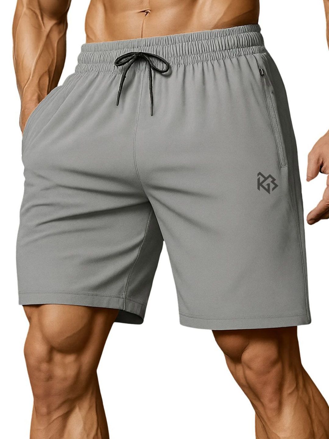 3Colors Men Low-Rise Running Sports Shorts-picture-25