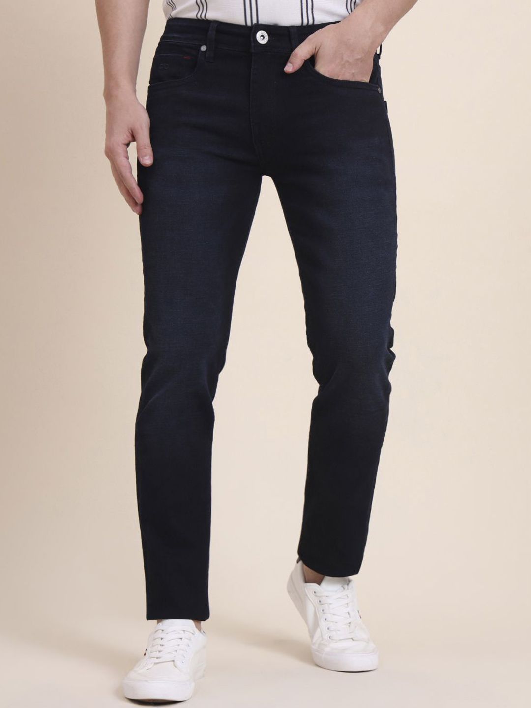 JADE BLUE Men Slim Fit Mid-Rise Stretchable Jeans-picture-11