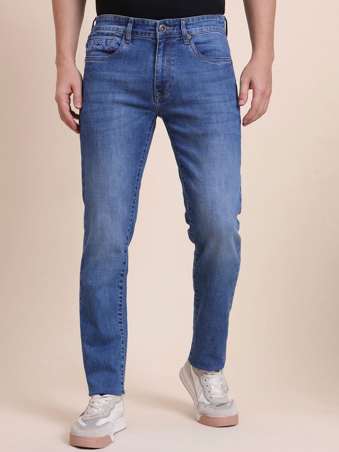 JADE BLUE Men Slim Fit High-Rise Heavy Fade Jeans-picture-42