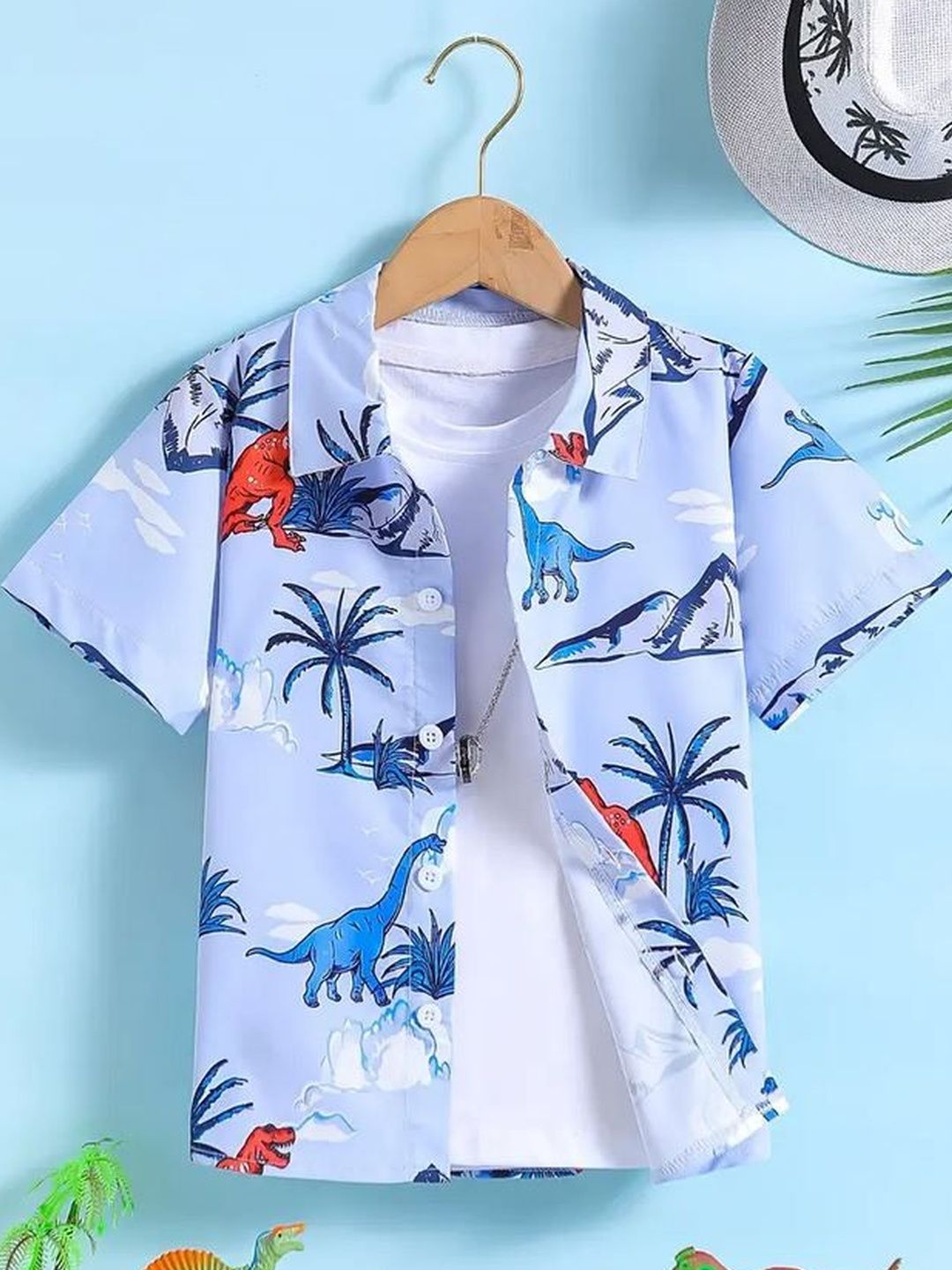 SHREE VANKIYA HANUMANJI FASHION Unisex Kids Casual Shirt-picture-16