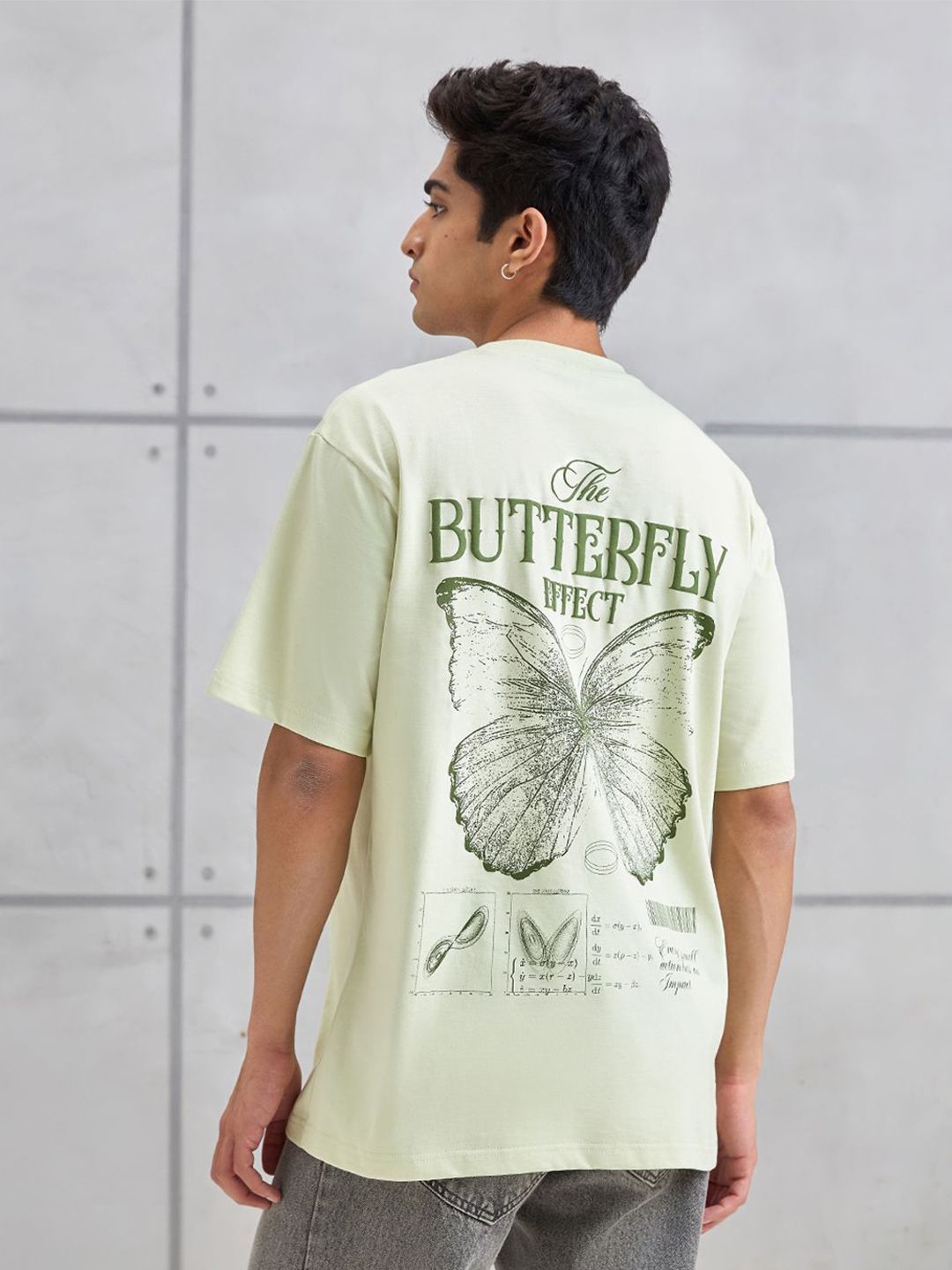 VEIRDO Oversized Graphic Puff Printed Drop-Shoulder Sleeves Pure Cotton T-Shirt-picture-33