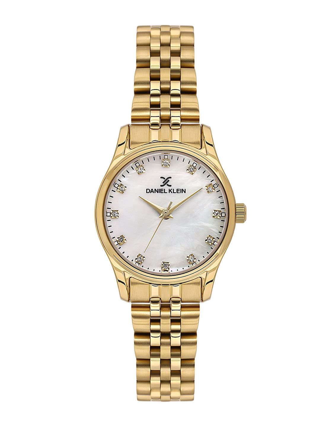 Daniel Klein Women Mother of Pearl Dial & Bracelet Style Straps Analogue Automatic Watch DK.1.13914-3_N-picture-35