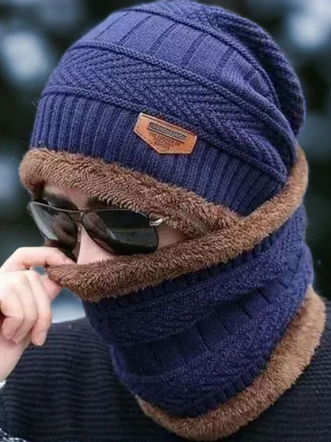 Infispace Men Self Design Woolen Beanie-picture-12