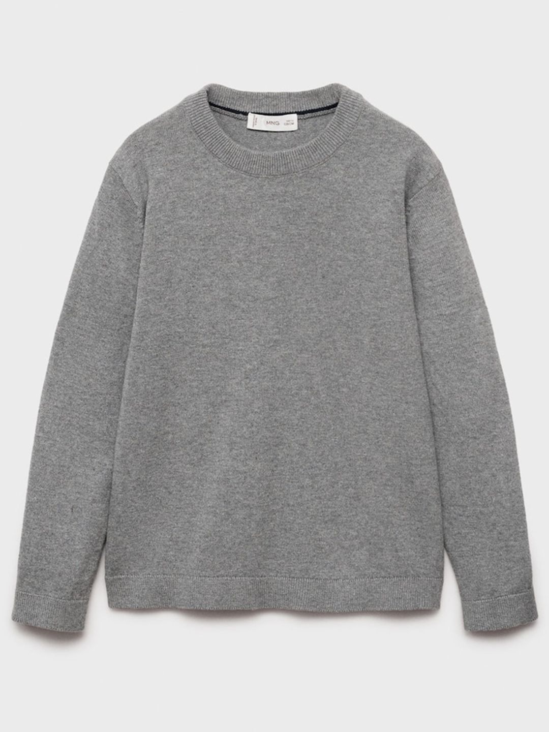 Mango Kids Boys Solid Pure Cotton Pullover-picture-17
