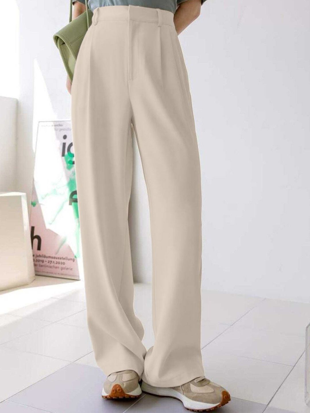 AAHWAN Women Loose Fit High-Rise Korean Pants-picture-11