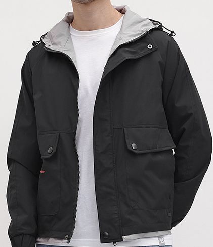 Buy The Roadster Life Co. Contrast Panel Hooded Tailored Jacket ...