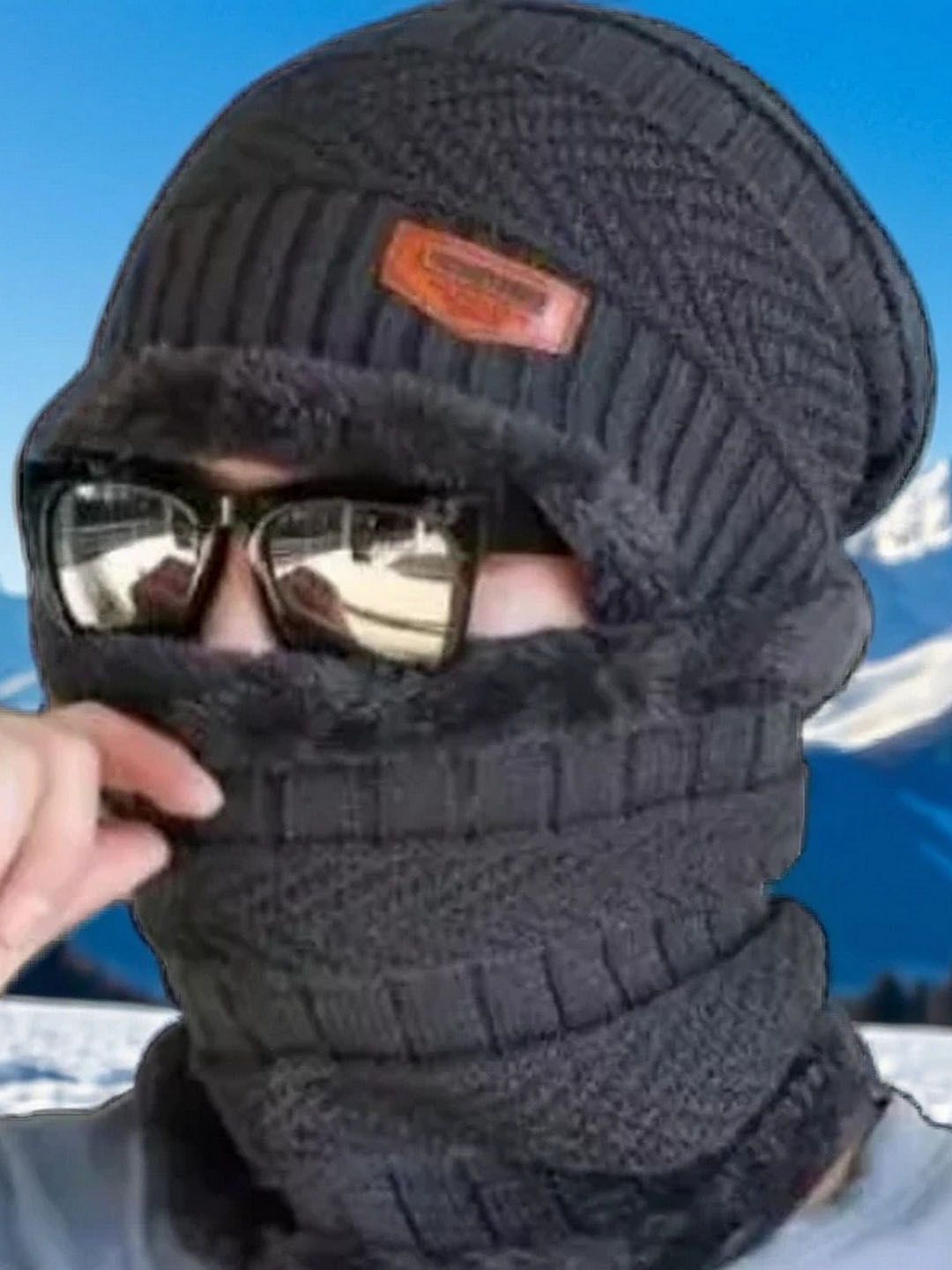 Infispace Men Woolen Beanie With Neck Warmer-picture-32