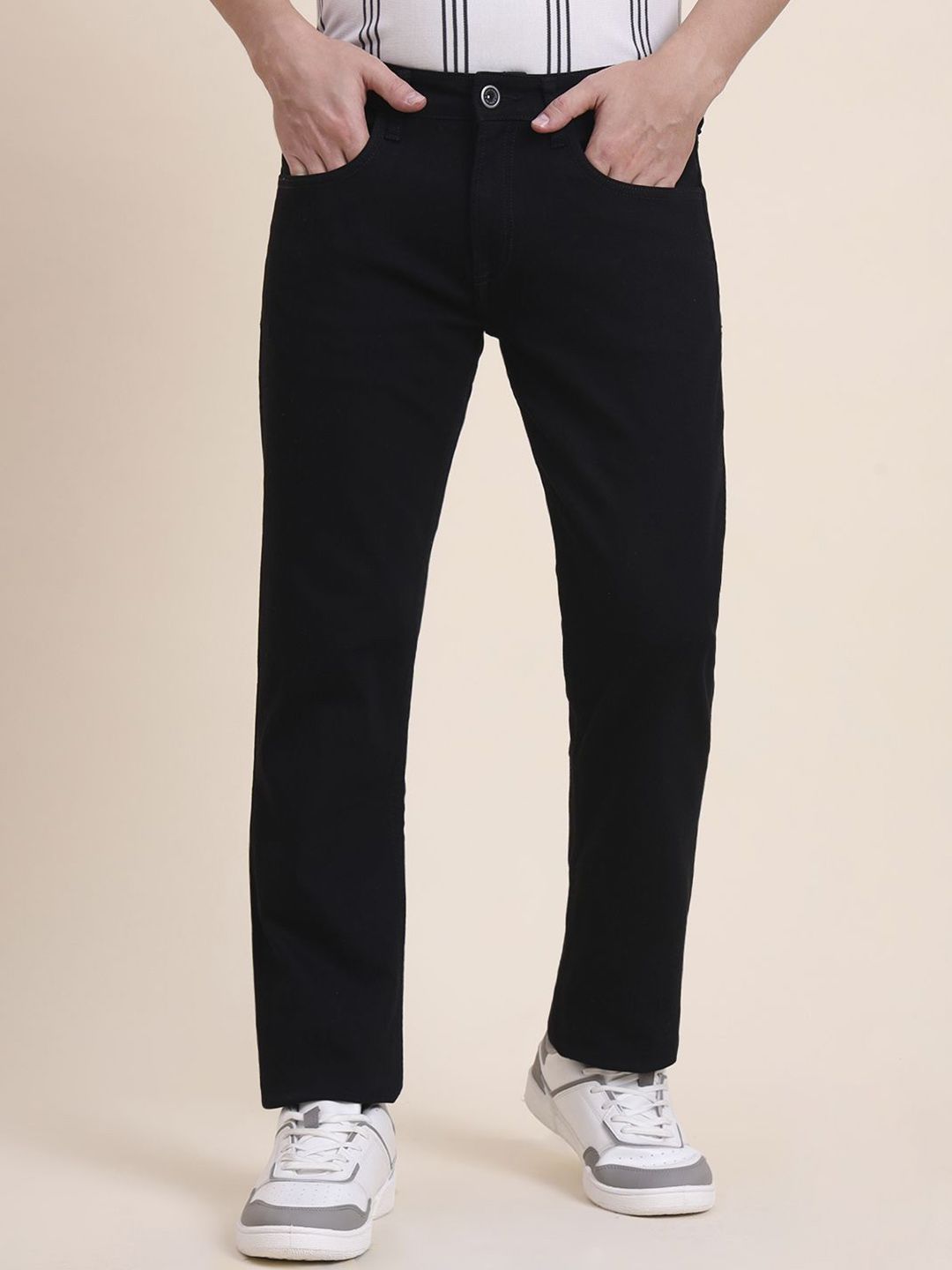 JADE BLUE Men Straight Fit High-Rise Stretchable Jeans-picture-26