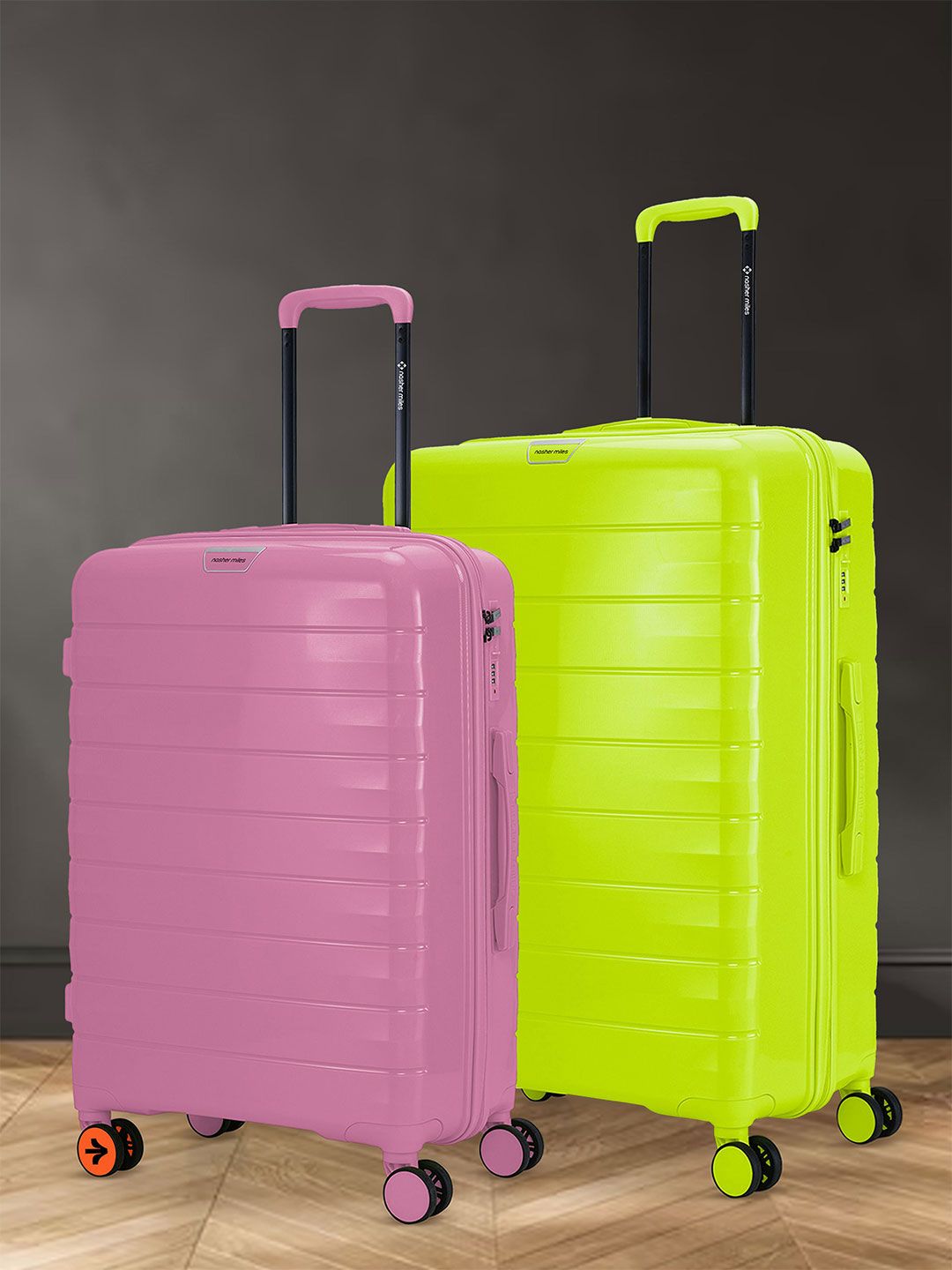 Nasher Miles Set Of 2 Vienna Hard-Sided Polypropylene Check-in Trolley Bag-image-5