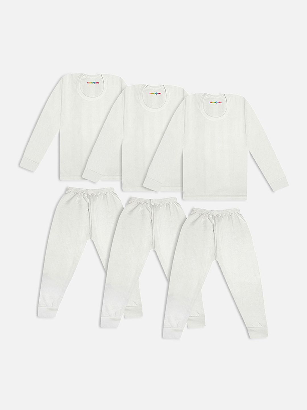 YK X Trampoline Kids Pack Of 3 Striped Cotton Thermal Set-picture-50