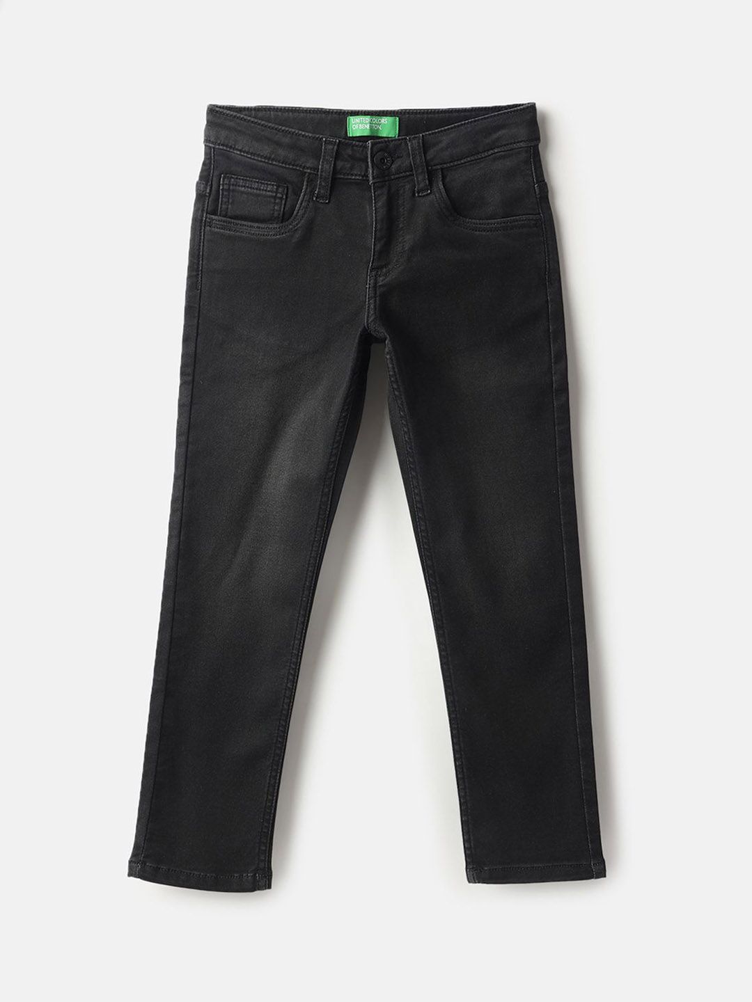 United Colors of Benetton Boys Slim Fit Mid-Rise Stretchable Jeans-image-7