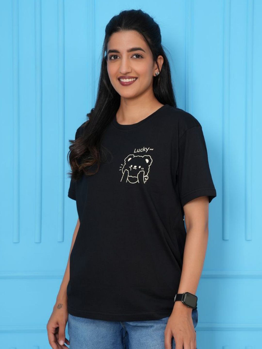 VEROCONIC Women Graphic Printed Round Neck T-shirt-picture-17