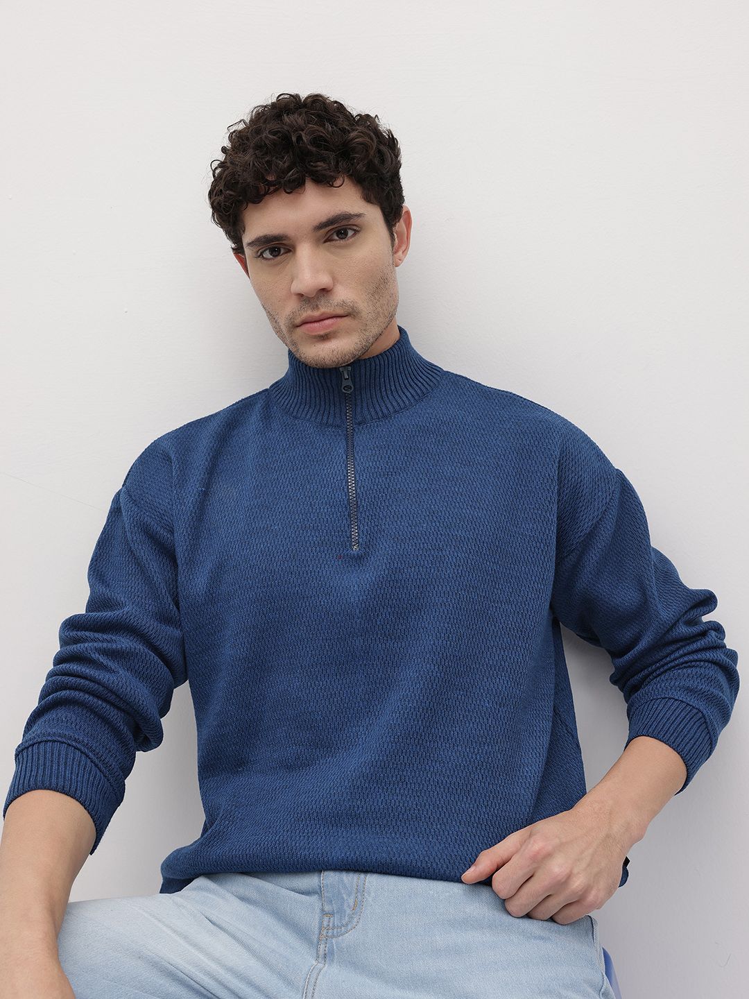 The Roadster Life Co. Mock Collar Relaxed Pullover-picture-25