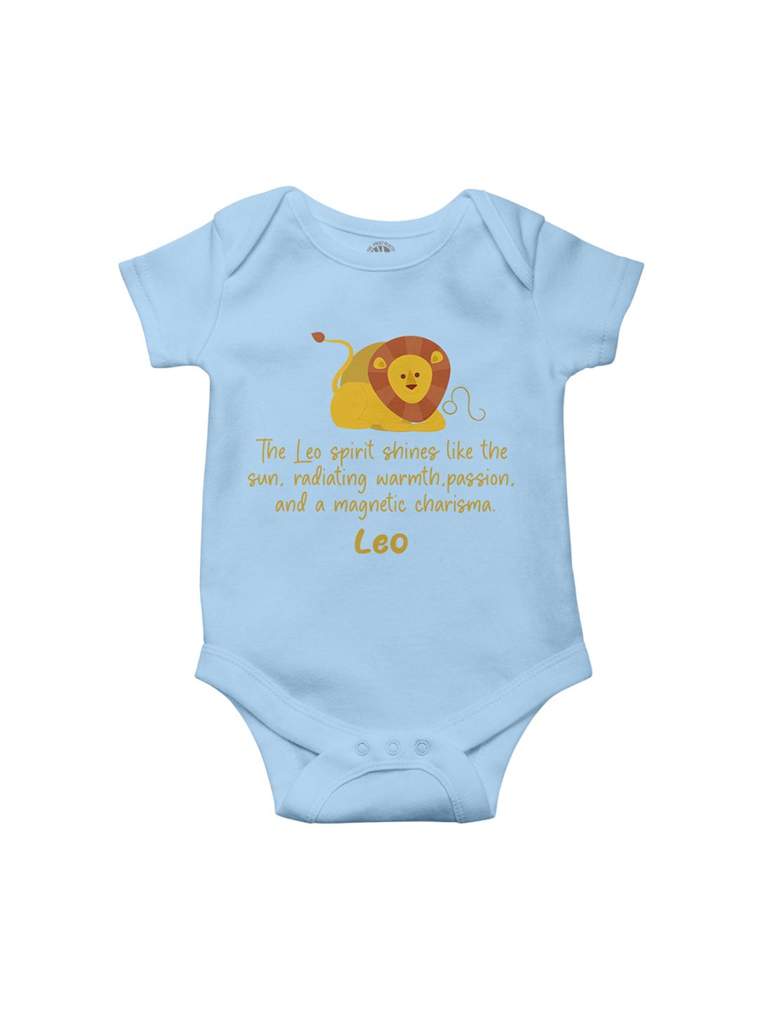 THE PRINT PLATTER Infants Kids Printed Round Neck Short Sleeves Cotton Bodysuit-picture-22