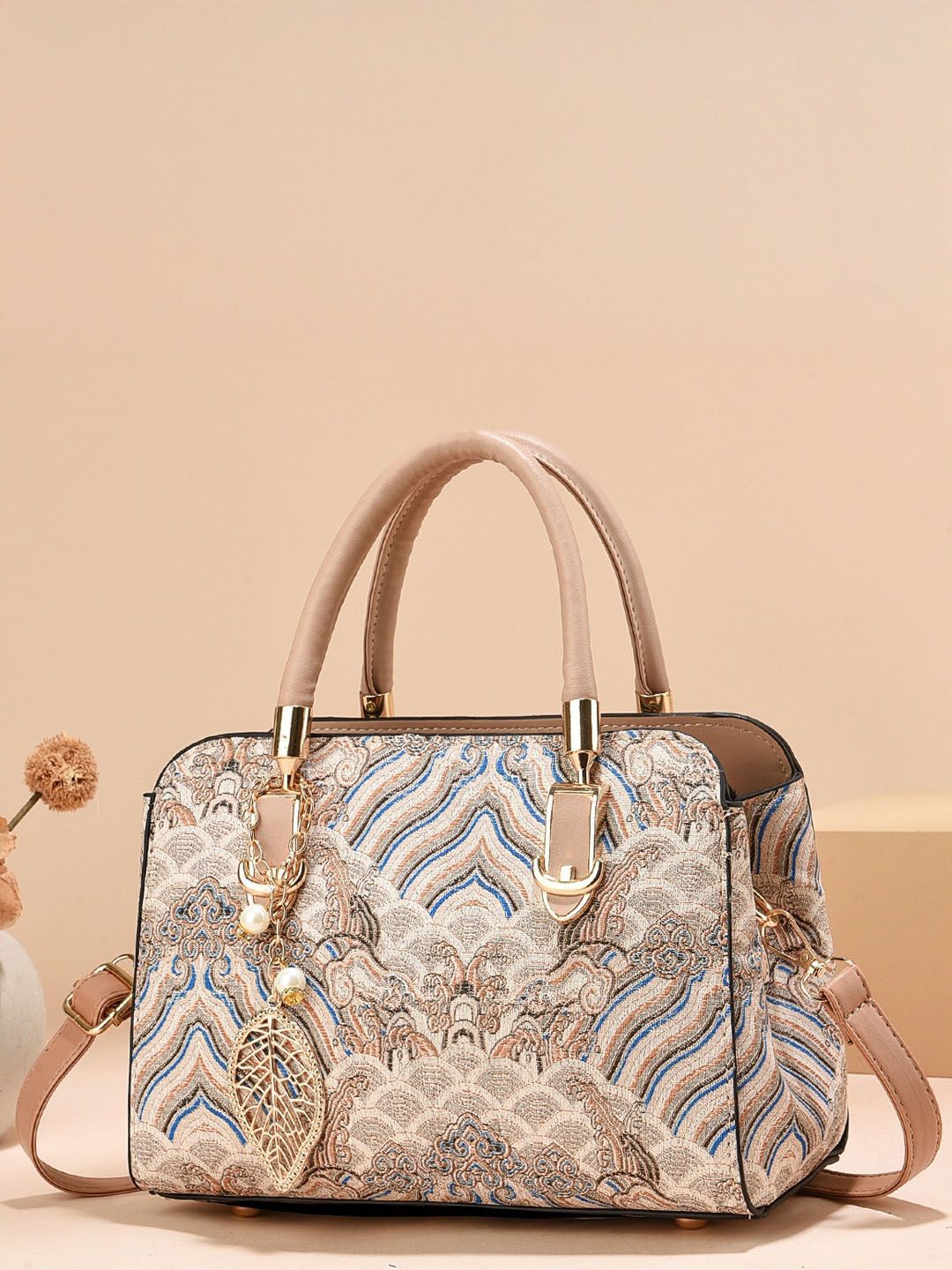 StyleCast Women Textured Structured Embellished Handheld Bag-picture-38