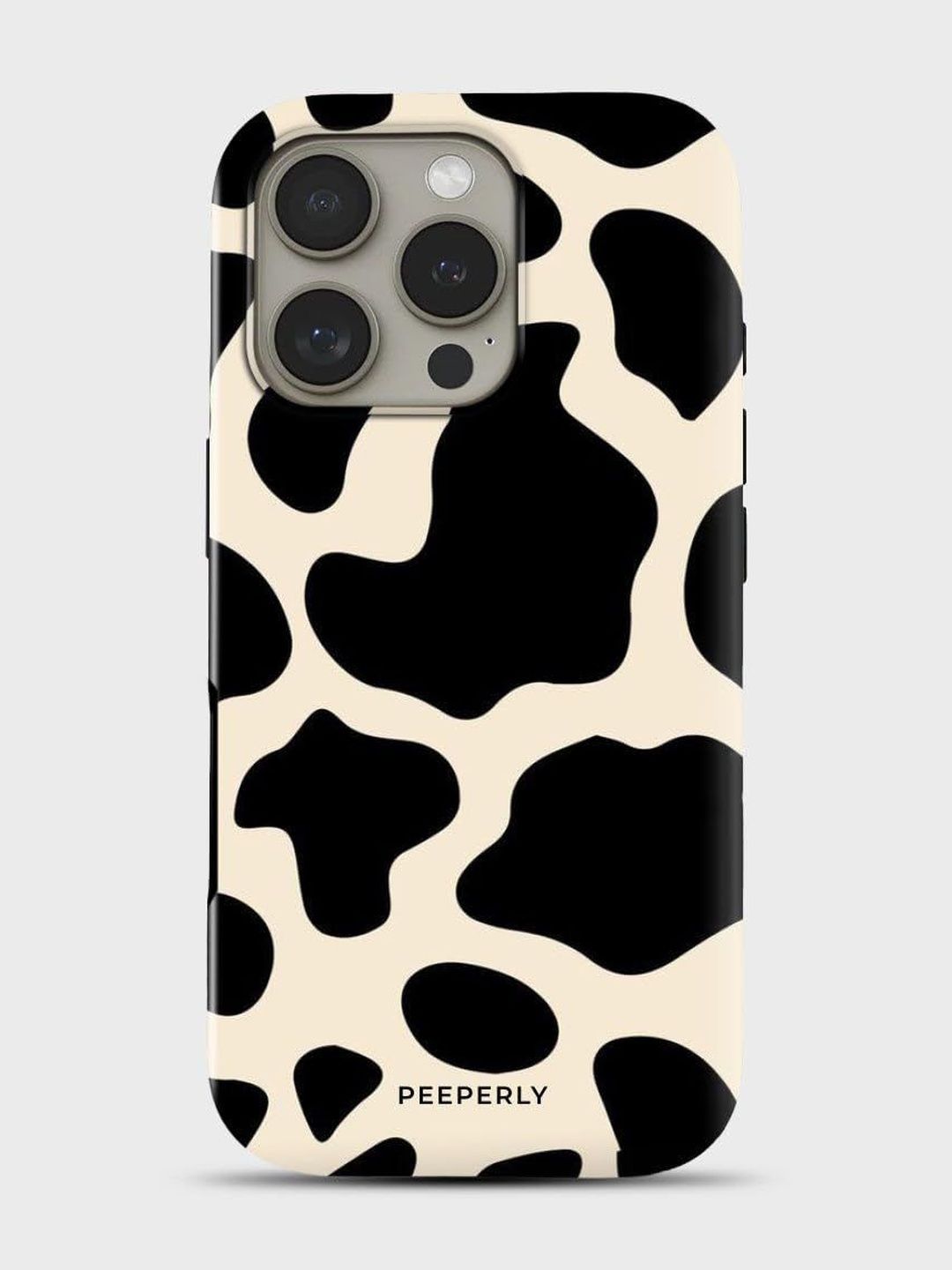 PEEPERLY Women Holstein Abstract Printed Impact Resistant iPhone 13 Pro Crystal Back Case-picture-28