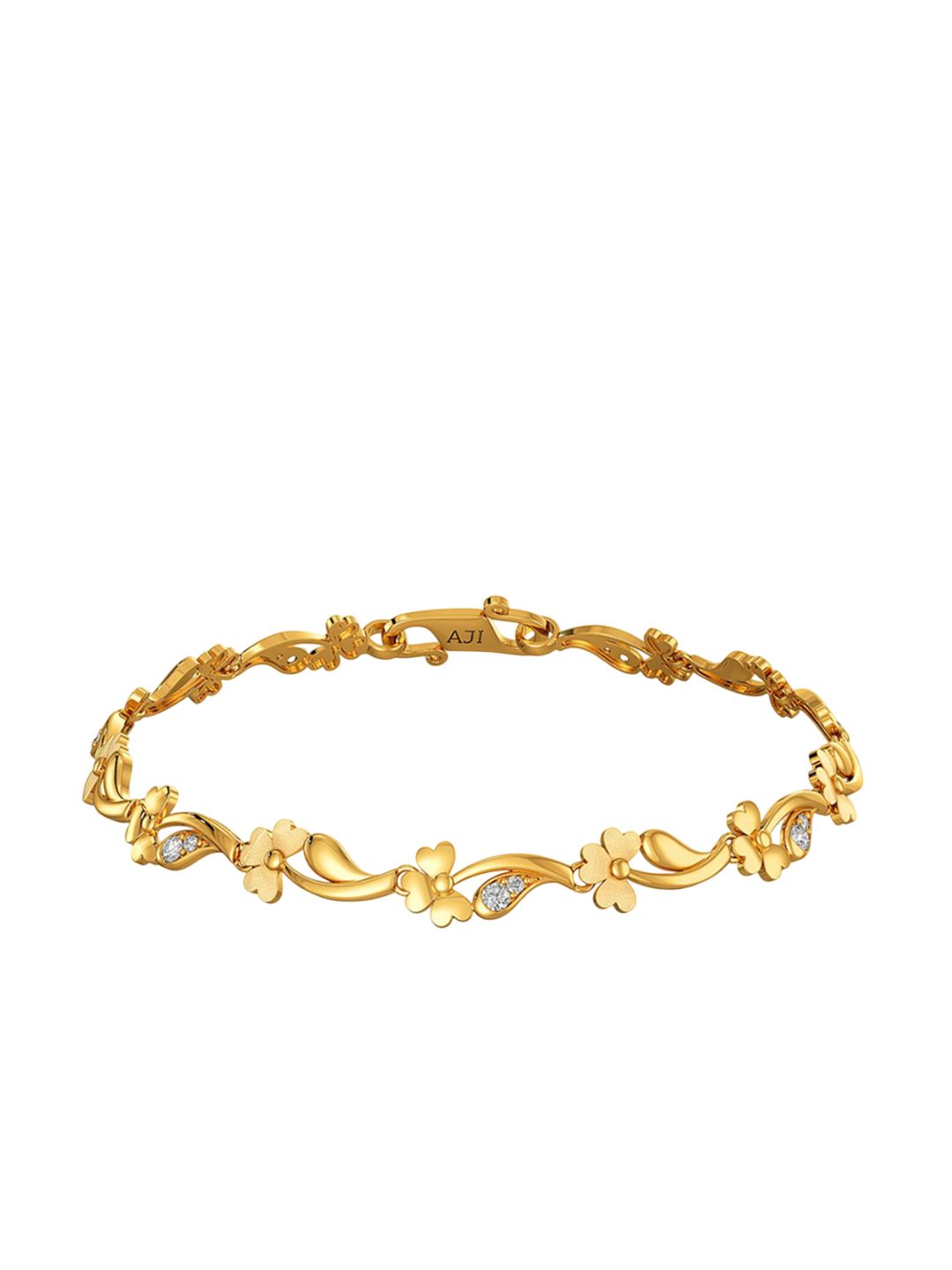Joyalukkas Women 22Kt Floral Chain Bracelet- 9.7g-picture-29