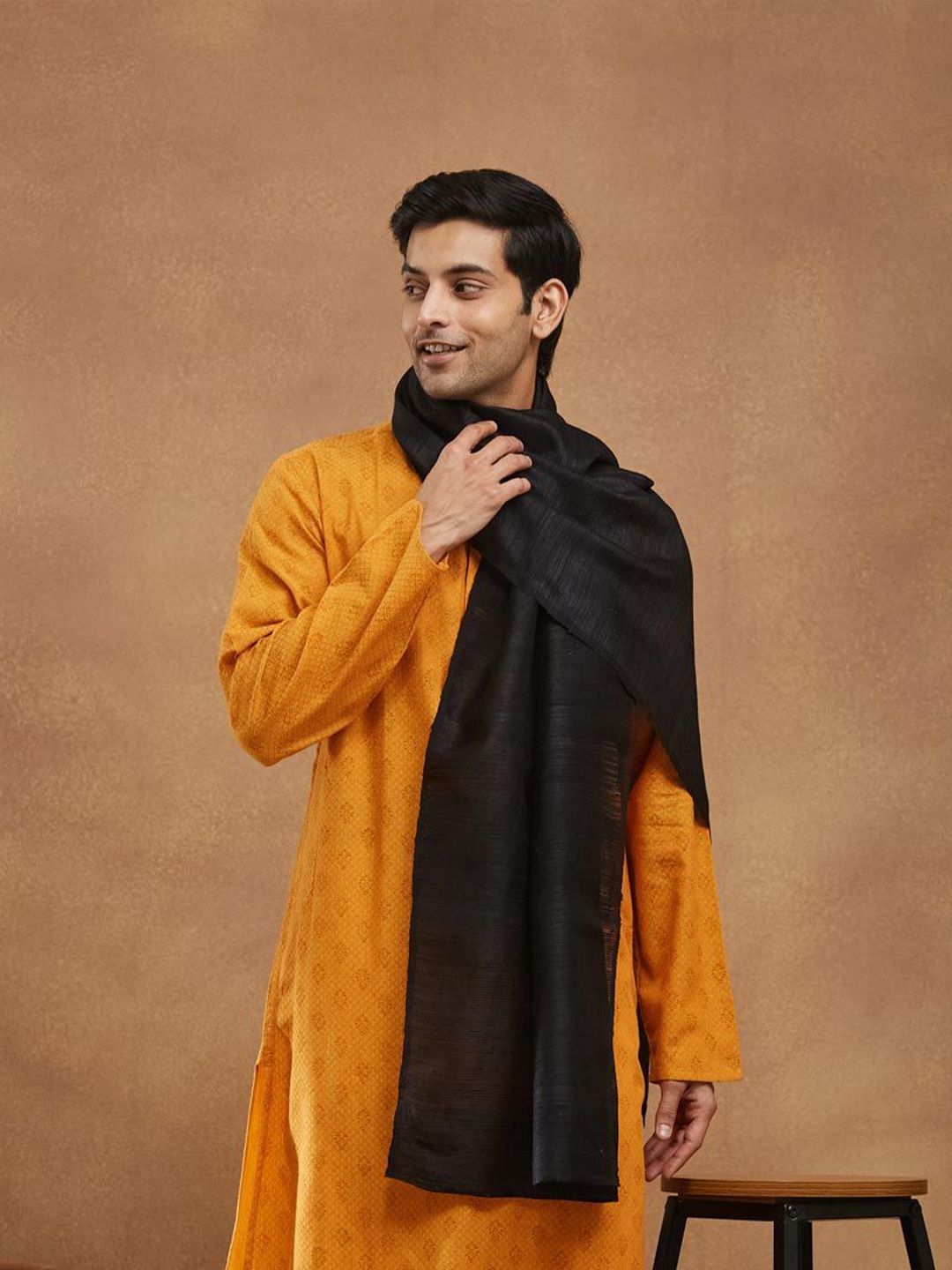 Fabindia Men Hand Woven Stole-image-36