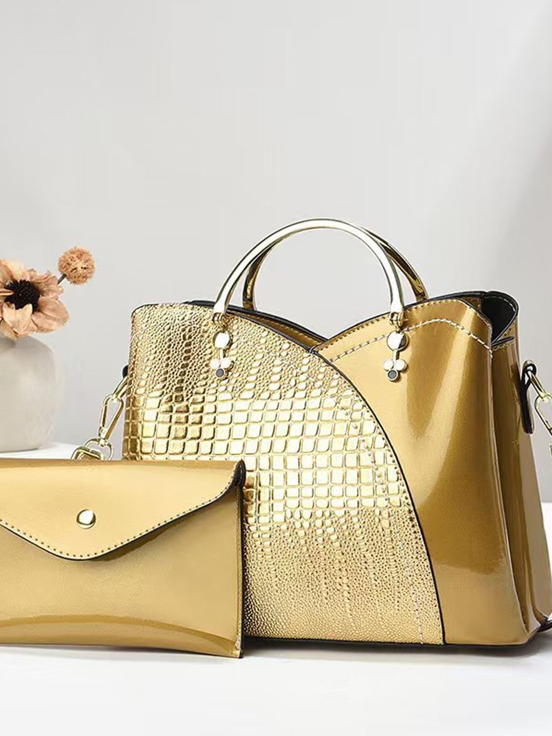 StyleCast Textured Structured Handheld Bag-picture-24