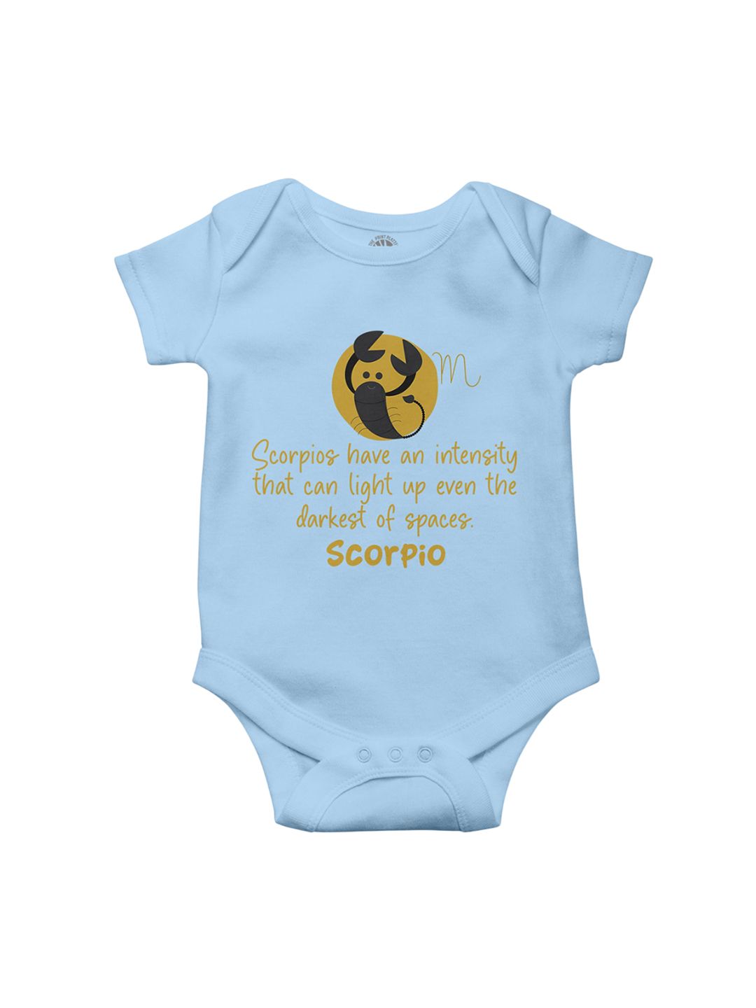 THE PRINT PLATTER Infants Printed Round Neck Cotton Bodysuits-picture-20