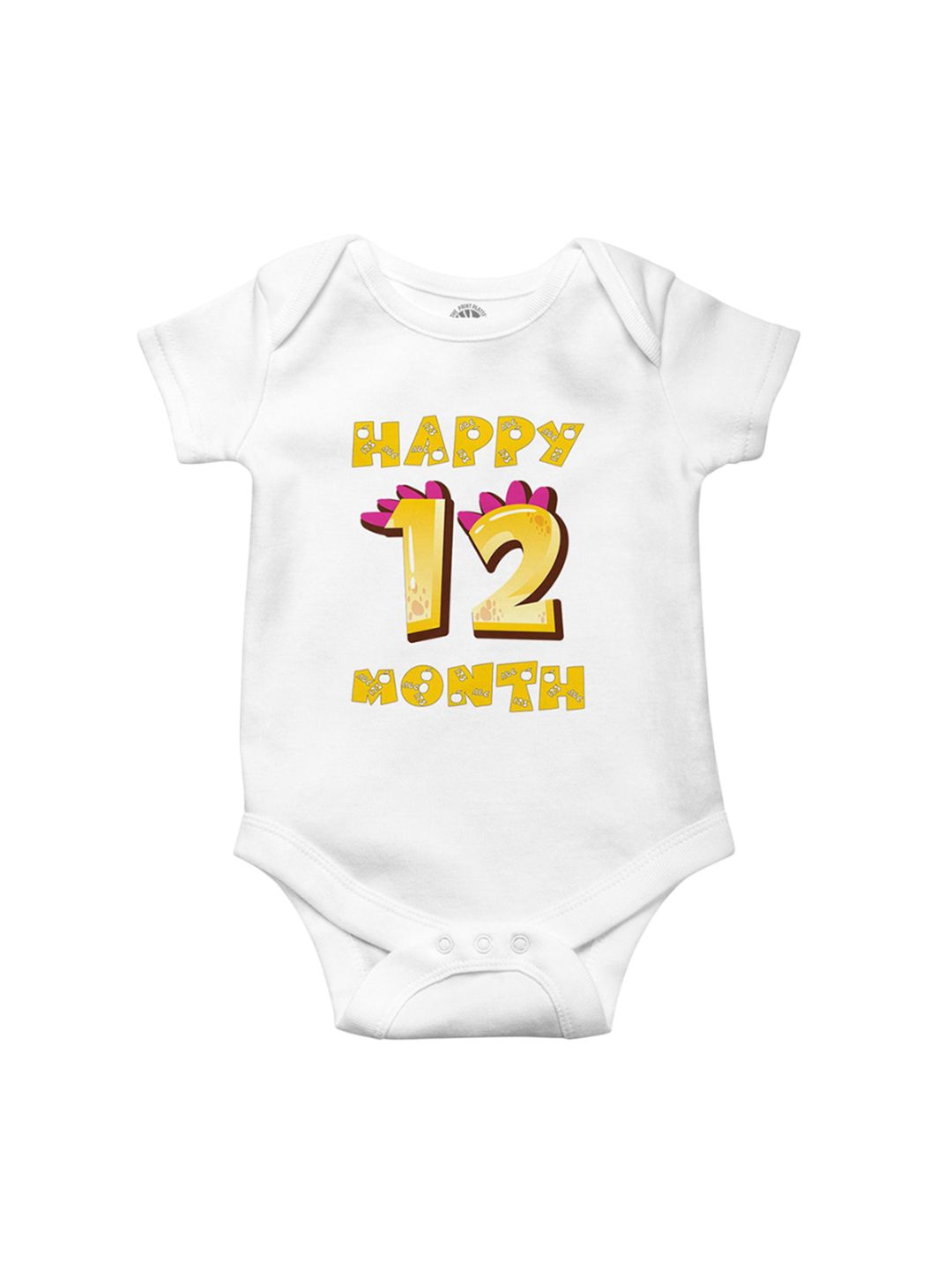 THE PRINT PLATTER Infants Ultra Biowash Envelope Neck Printed Cotton Romper Bodysuit-picture-11