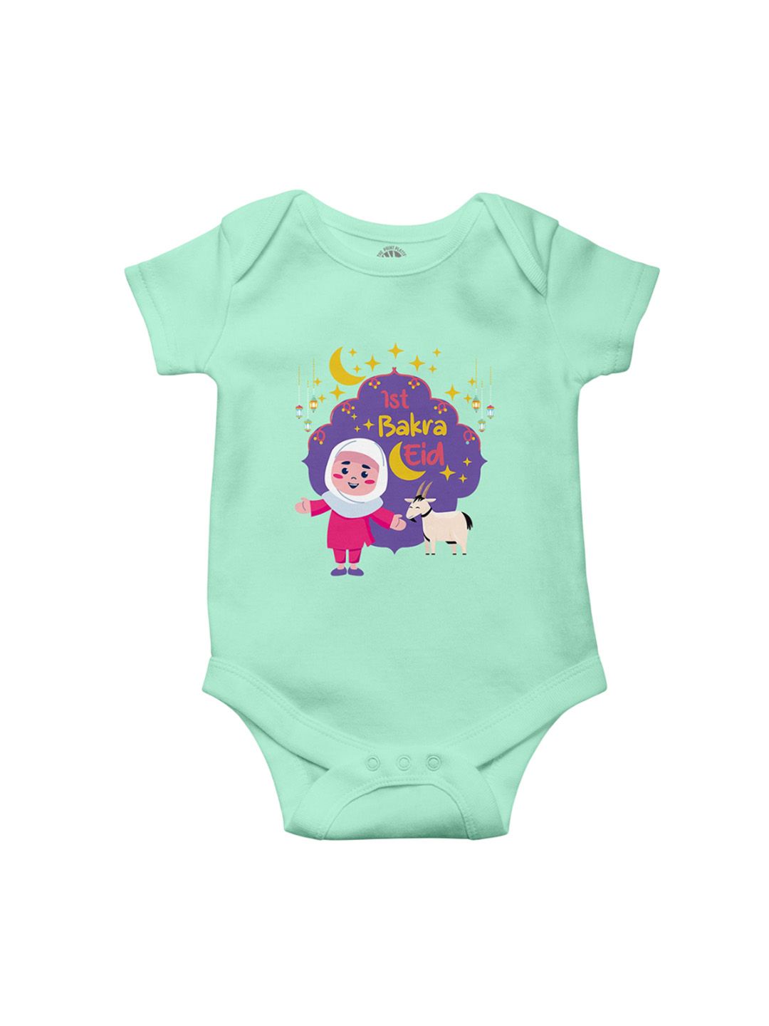 THE PRINT PLATTER Infants Printed Cotton Bodysuits-picture-42