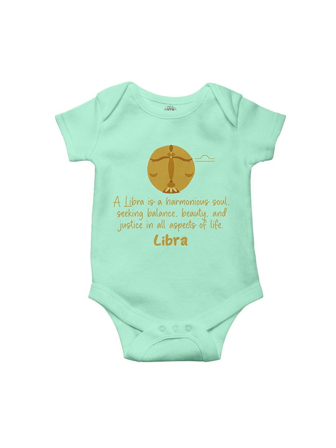 THE PRINT PLATTER Infants Printed Cotton Round Neck Bodysuits-picture-16