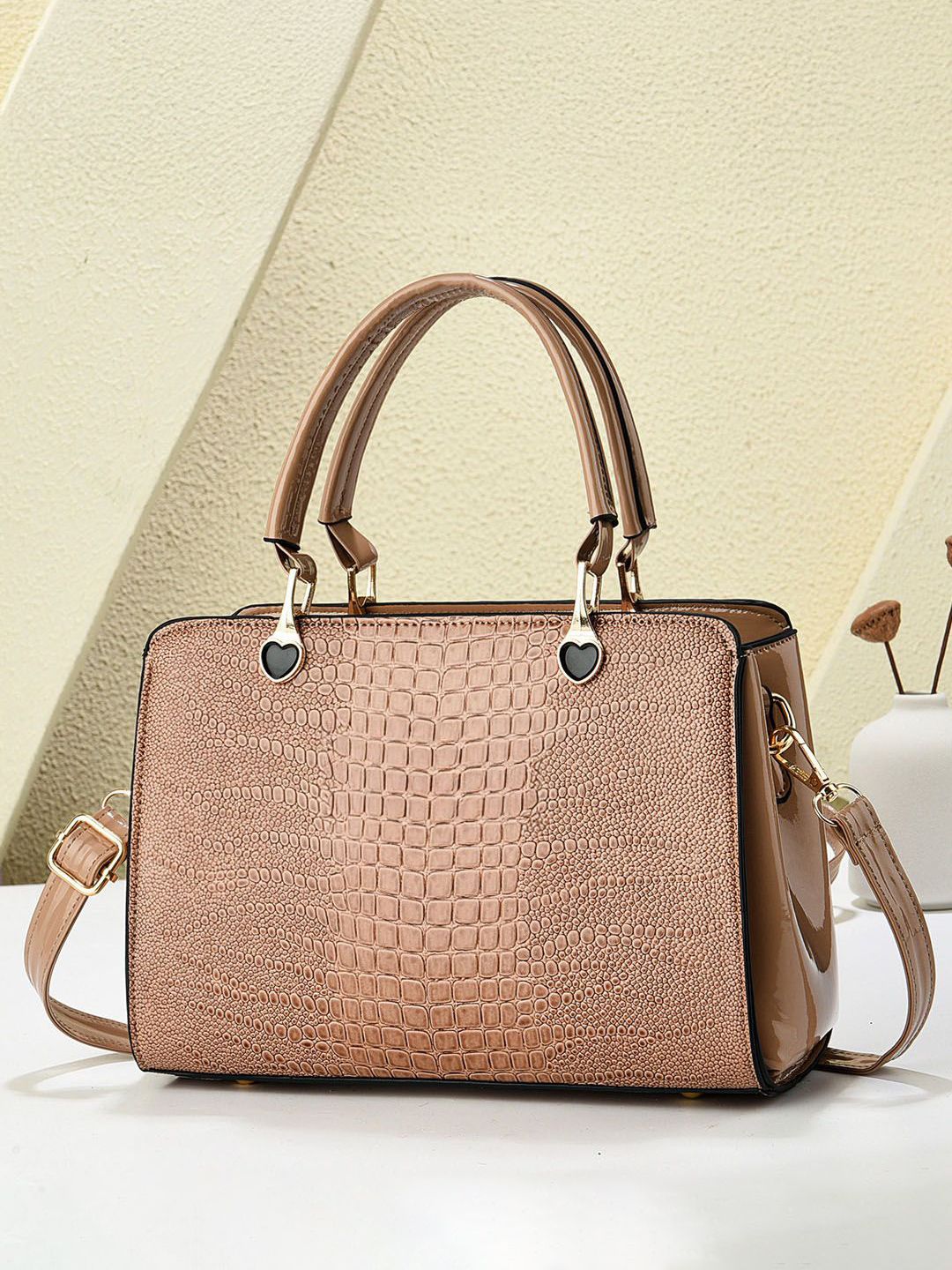 StyleCast Women Textured Structured Handheld Bag-picture-32