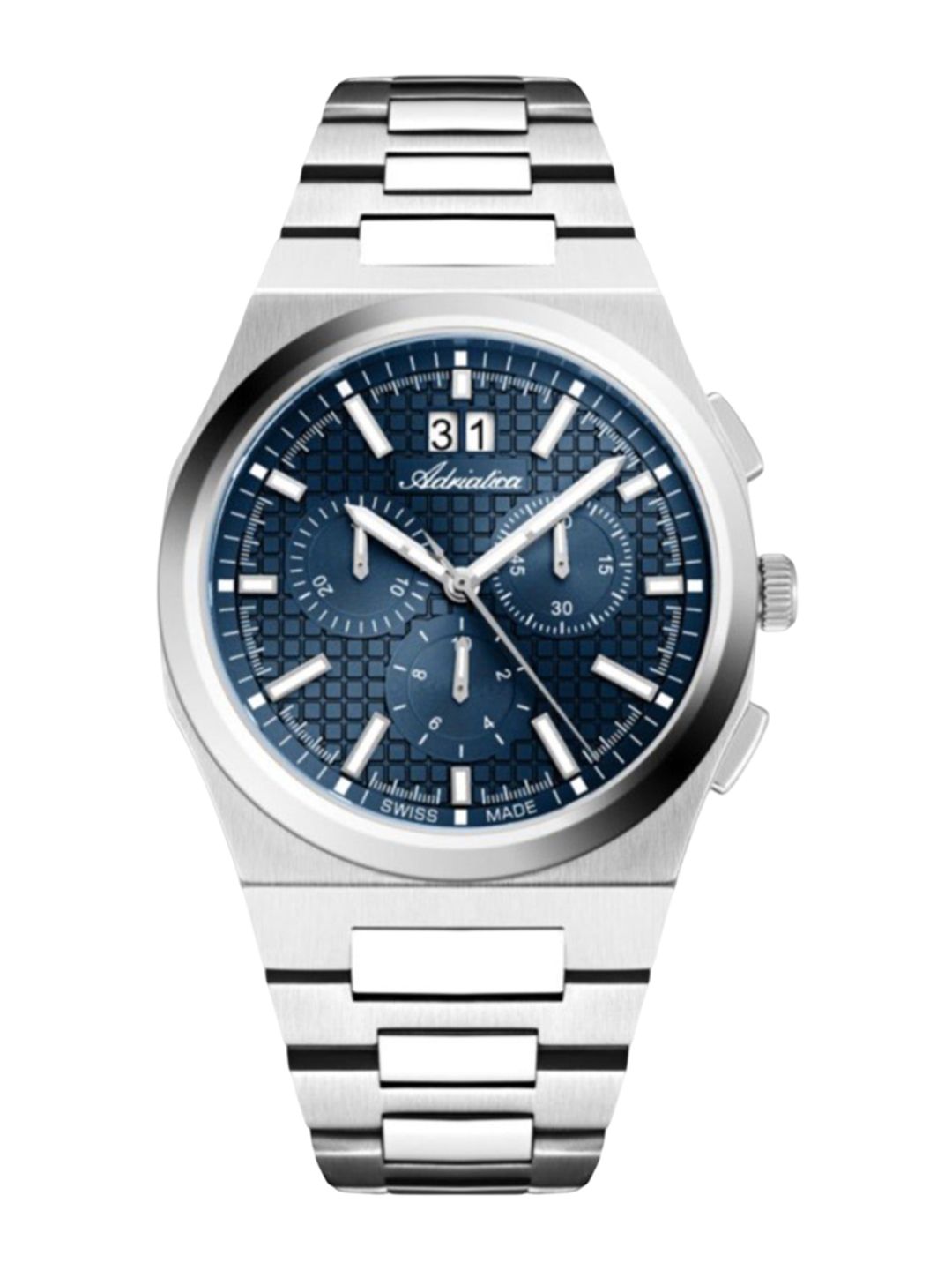 Adriatica Men Round Dial & Stainless Steel Straps Chronograph Analogue Watch A8326.5115CH-picture-44