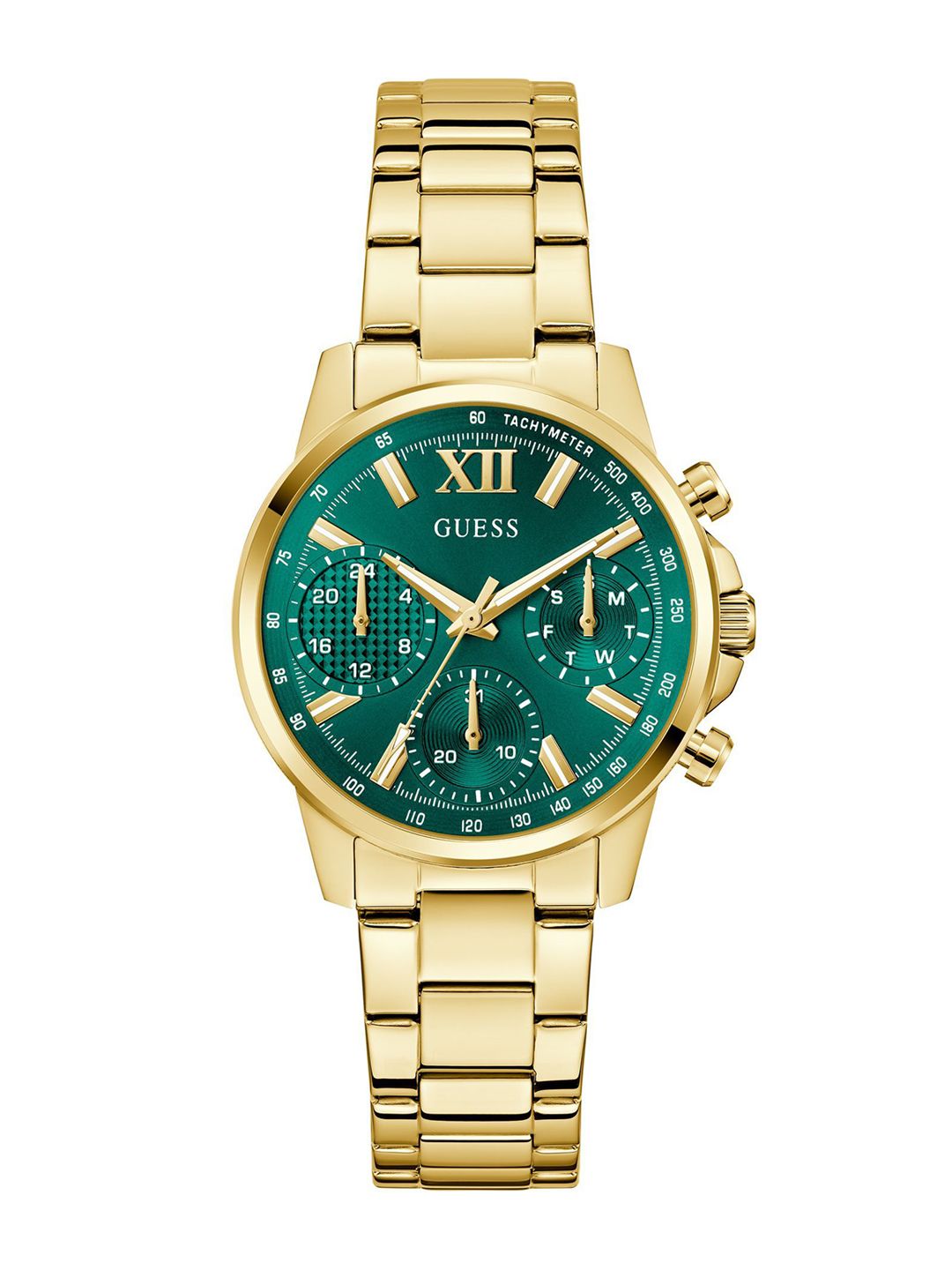 GUESS Women Dial & Stainless Steel Bracelet Style Straps Analogue Watch GW0933L6-image-44