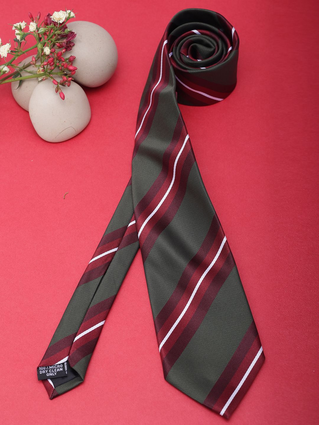 Alvaro Castagnino Men Striped Skinny Tie-picture-45