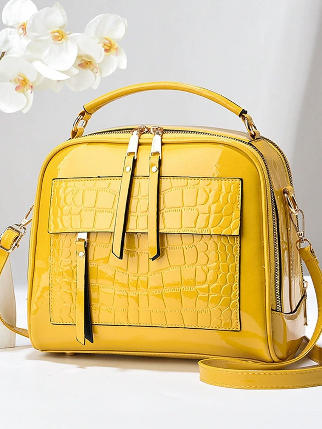 StyleCast Women Textured Crossbody Sling Bag-picture-38