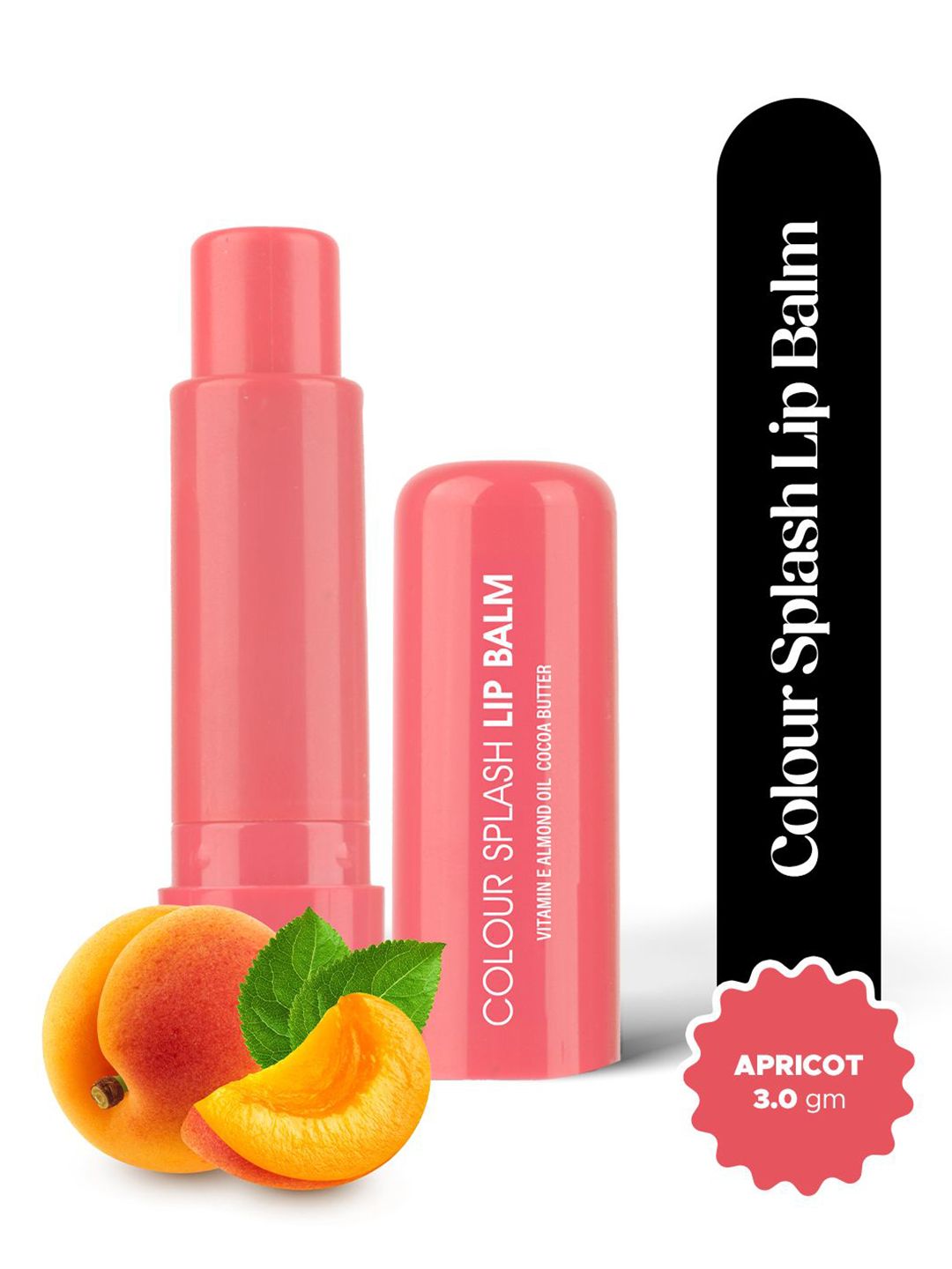 Hilary Rhoda Color Splash Lip Balm With Vitamin E & Cocoa Butter - 3 g - Apricot 04-picture-26