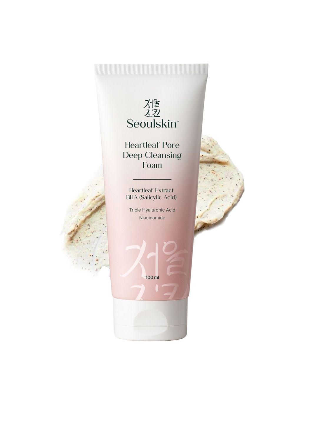 SEOULSKIN Heartleaf Pore Deep Cleansing Foam Face Wash With Niacinamide - 100 ml-image-19