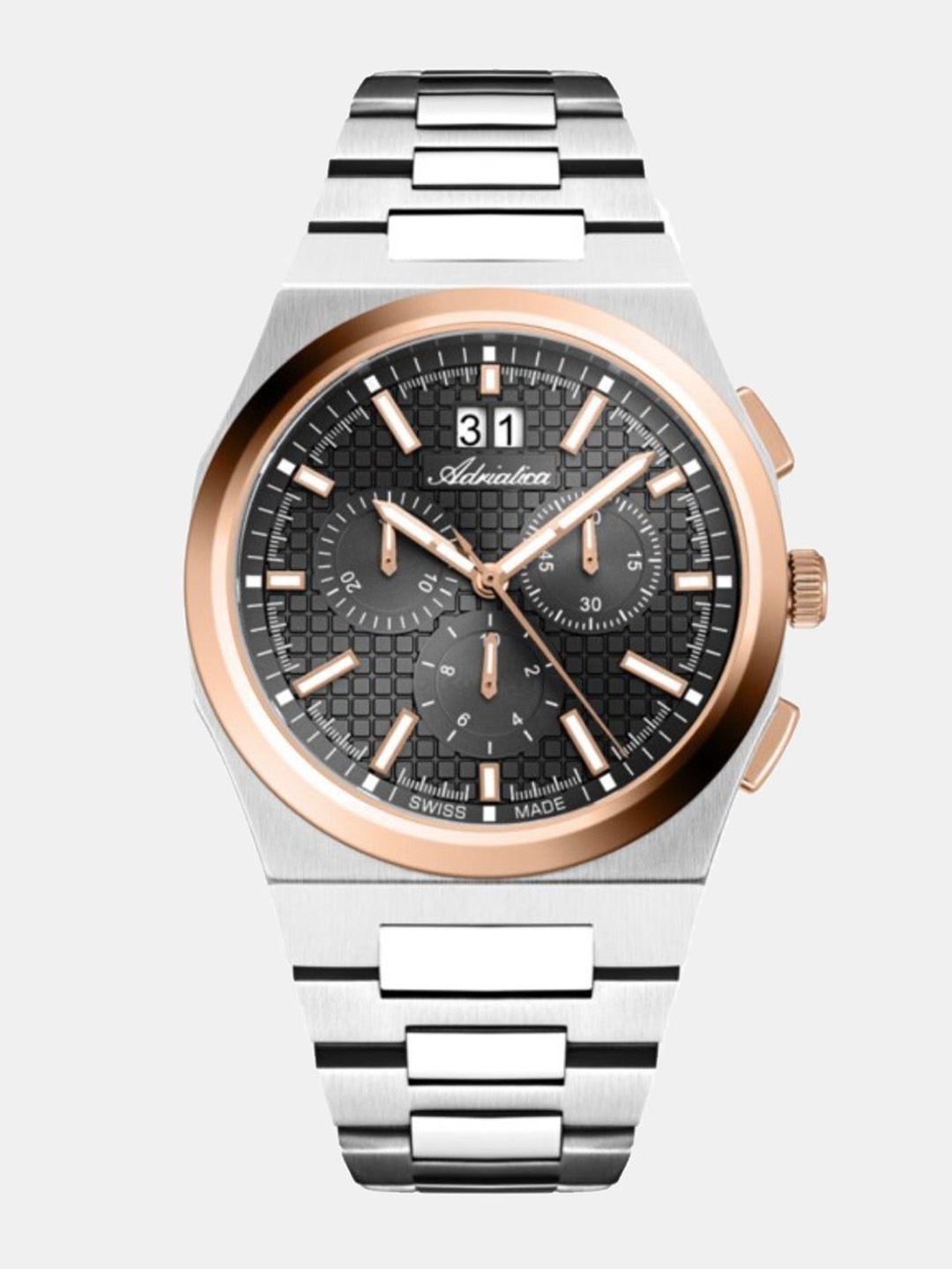 Adriatica Men Dial & Stainless Steel Bracelet Style Straps Analogue Watch A8326.R116CH-picture-53