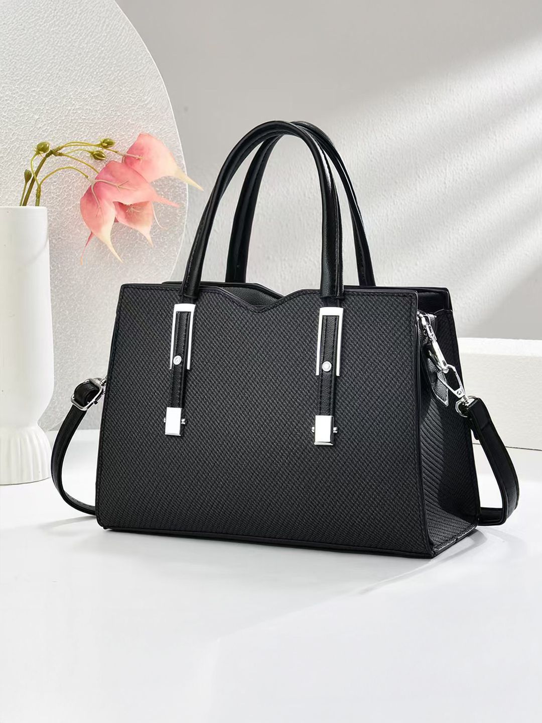 StyleCast Detachable Sling Strap Structured Handheld Bag-picture-28