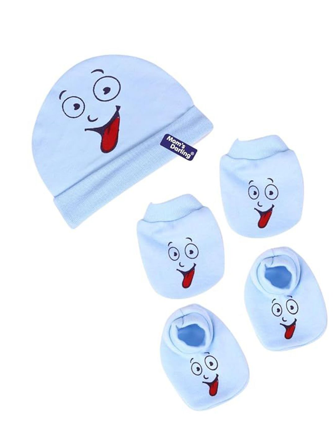 Mom's Darling Kids-Unisex Multicoloured Cotton Caps-picture-35