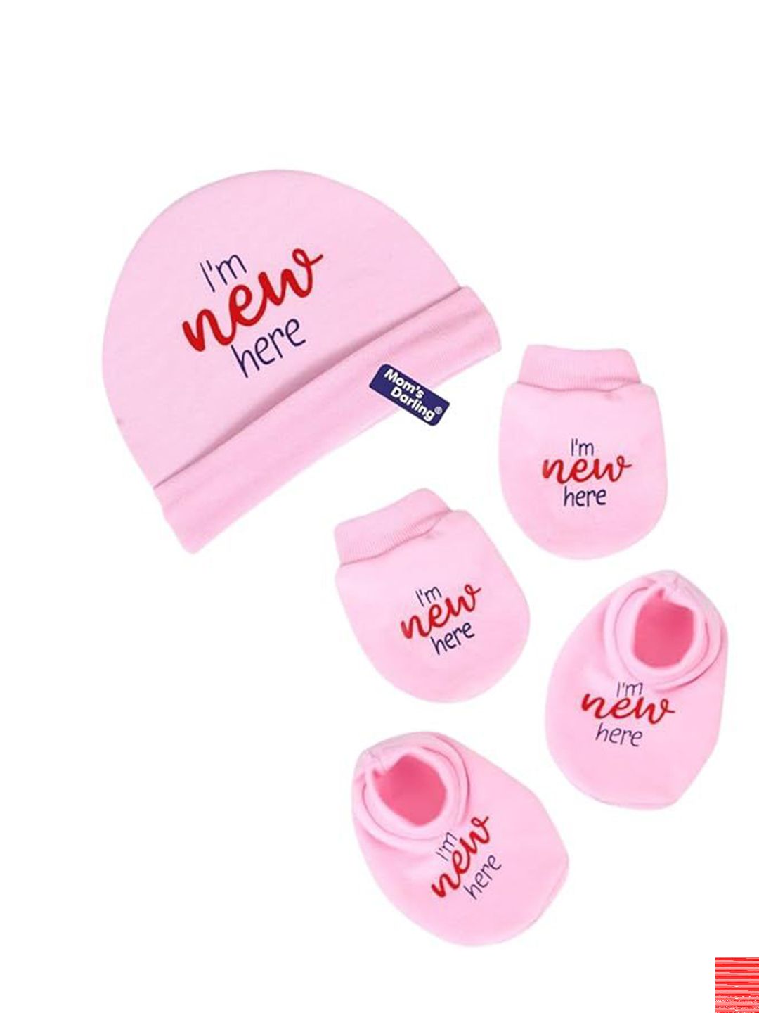 Mom's Darling Kids-Unisex Multicoloured Cotton Caps-picture-47