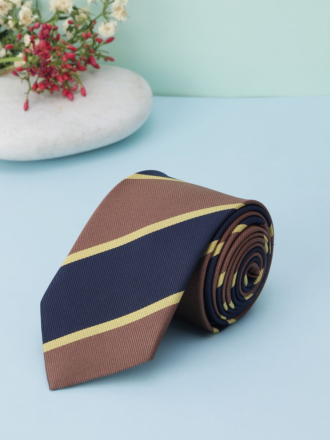 Alvaro Castagnino Men Striped Skinny Tie-picture-22